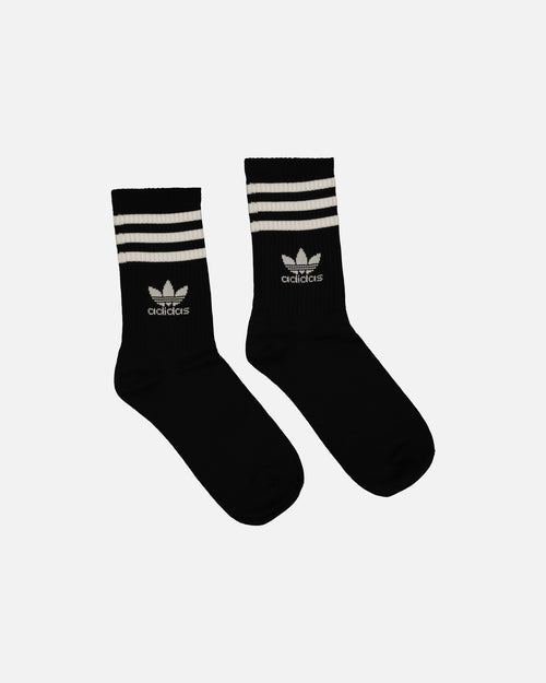 Adidas Solid Crew Socks 3 Pack Black
