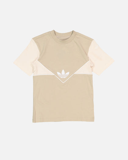 Adidas Kids' Adicolour Shorts and T-Shirt Set Wonder Beige