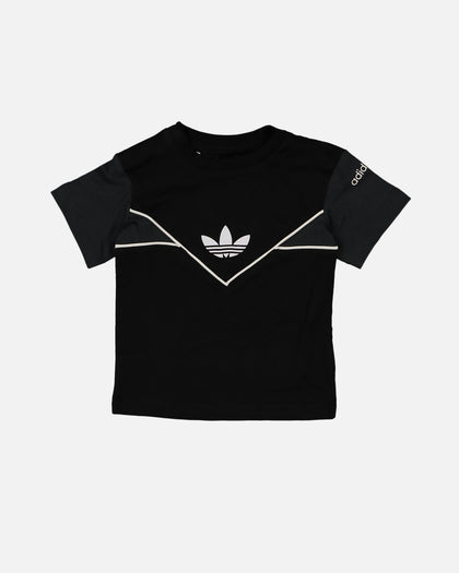 Adidas Infants' Adicolour Shorts And T-Shirt Set Black