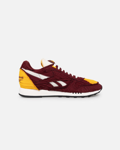 Reebok X MARKET Classic Leather Pump Burgundy/Gold