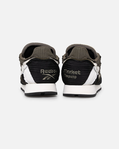 Reebok X MARKET Classic Leather Pump Army Green/Core Black
