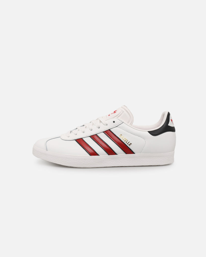Adidas Gazelle White/Scarlet | Culture Kings