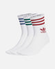 Adidas Mid Cut Crew Socks 3 Pack Multi