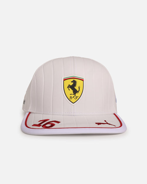Puma X Scuderia Ferrari Charles Leclerc Baseball Cap White
