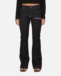 Ed Hardy Women's Rose Bootcut Jeans Raw Indigo