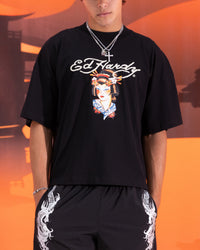 Ed Hardy Geisha T-Shirt Black