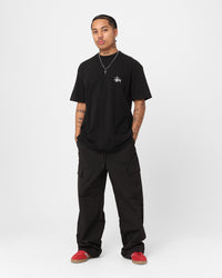 Stussy Skull Wings 50-50 T-Shirt Pigment Black