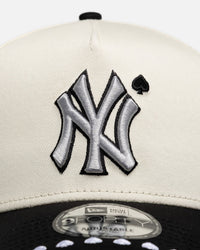 New Era New York Yankees 'Royal Flush' 9FORTY A-Frame Snapback White/Black