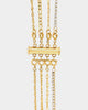 Raising Hell Women's 4 Chain Customisable Clasp Gold