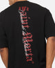 Saint Morta La Muerte Script T-Shirt Black/Red