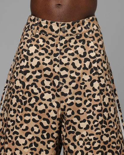Loiter Lace Jorts Leopard