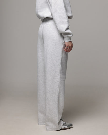 American Thrift Women's Straight Leg Trackpants Grey Heather