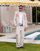 Loiter Western Blazer Jacket Off White