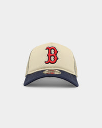 New Era Boston Red Sox All Day 9FORTY A-Frame Snapback Vegas Gold