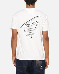 Tommy Jeans Regular Sign City T-Shirt Ancient White