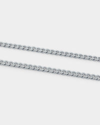 Saint Morta 5mm Cuban Chain White Gold