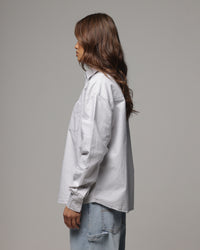 American Thrift Oxford Long Sleeve Shirt Brown Stripe