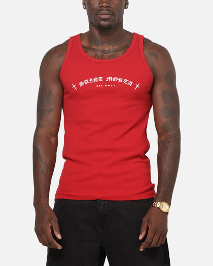 Saint Morta Chronicles Rib Singlet Red