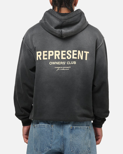 Represent Owners Club Hoodie Aged Black