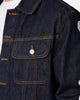 MNML Raw Skeleton Trucker Jacket Rinse Indigo