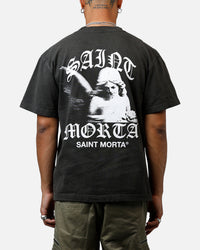 Saint Morta Maiden Boxy T-Shirt Black Wash