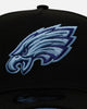 New Era Philadelphia Eagles 'Black And Sky Blue' 9FORTY A-Frame Snapback Black/Sky Blue