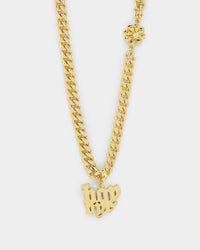 Raising Hell Women's Boy Bye Necklace Gold