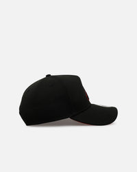 New Era Atlanta Braves 'Easy Black And Scarlet' 9FORTY A-Frame Snapback Black/Scarlet