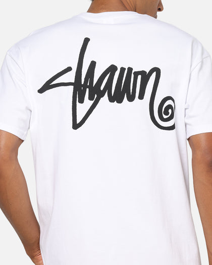 S Double Shawn Script T-Shirt White