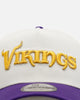 New Era Minnesota Vikings 'Chrome Metallic Wordmark' 9FORTY A-Frame Snapback Chrome