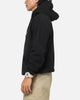 S Double Mid Block Fleece Hoodie Black