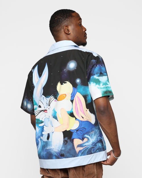 Renowned LA X Looney Tunes Love In The Hare Button Up T-Shirt Multi