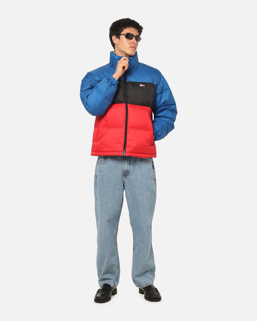 Tommy Jeans Alaskha Colourblock Puffer Jacket Indigo