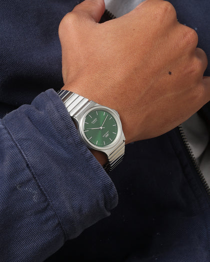 Casio MQ24DA-3A Watch Silver/Green