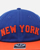 47 Brand New York Mets 'The City Block Collection' Club Legacy '47 Captain Snapback Royal