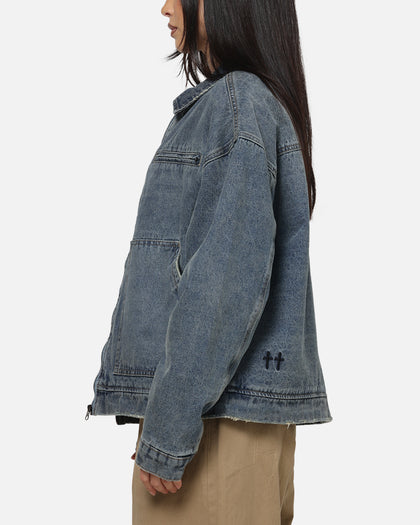 Saint Morta Halo Zip Jacket Dirty Denim