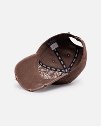Von Dutch Flames Dad Strapback Brown
