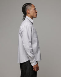 American Thrift Oxford Long Sleeve Shirt Brown Stripe
