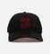 New Era New York Yankees 'Easy Black And Scarlet' 9FORTY A-Frame Snapback Black/Scarlet