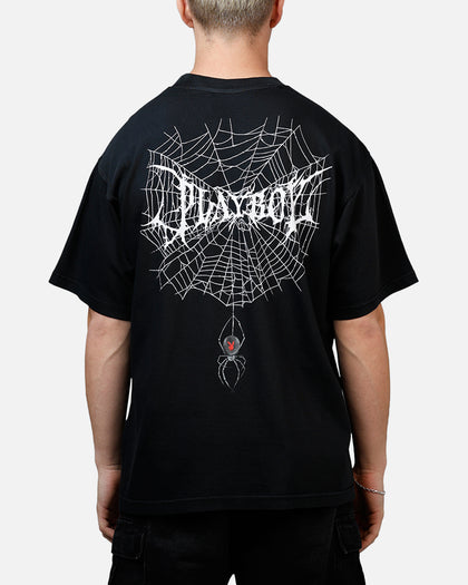 Playboy Black Widow Boxy T-Shirt Black/Red