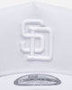 New Era San Diego Padres 'Easy White' 9FORTY A-Frame Snapback White/White