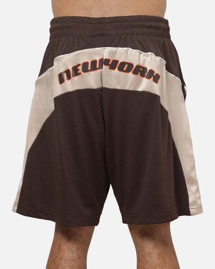 Mitchell & Ness New York Knicks Y2K Mesh Shorts Seal Brown