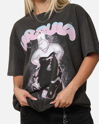 73Studio Disney The Little Mermaid Ursula Heavyweight T-Shirt Black Wash