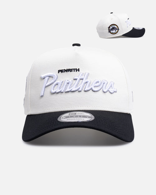 New Era Penrith Panthers 'Chrome Script' 9FORTY A-Frame Snapback Official Team Colour