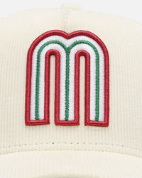 New Era Mexico National Baseball Team 'Mexico Variety Pack' 9FORTY A-Frame Corduroy Snapback Chrome