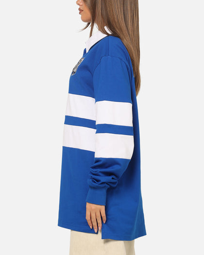 Bleacher Athletic Canterbury-Bankstown Bulldogs NRL Legacy Rugby Polo Shirt Blue