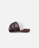 Goat Crew Trucker Mesh Cap White/Brown