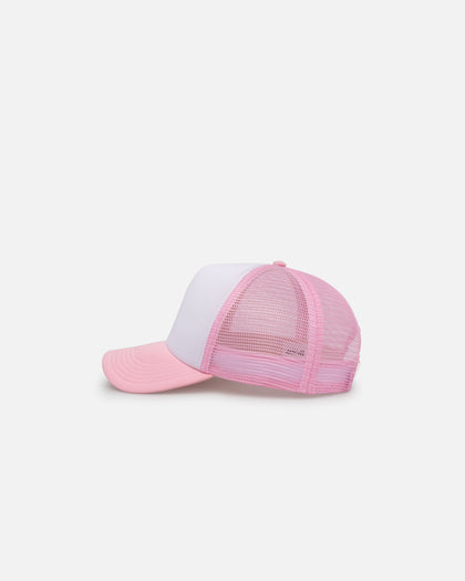 Goat Crew Trucker Mesh Cap White/Pink