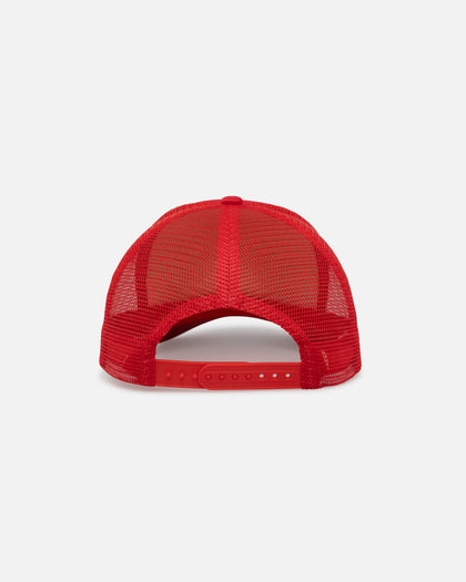 Goat Crew Trucker Mesh Cap Red