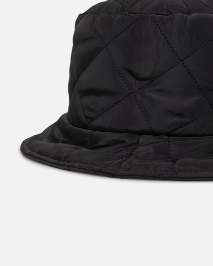 404 Quilted Bucket Hat Black